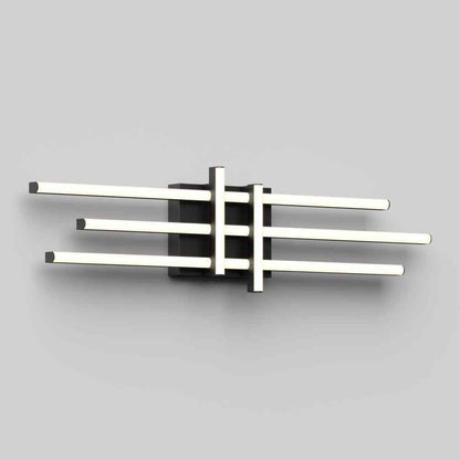 Artika Grid 27 in. Light Matte Black LED 3 CCT Vanity Light Bar for Bathroom