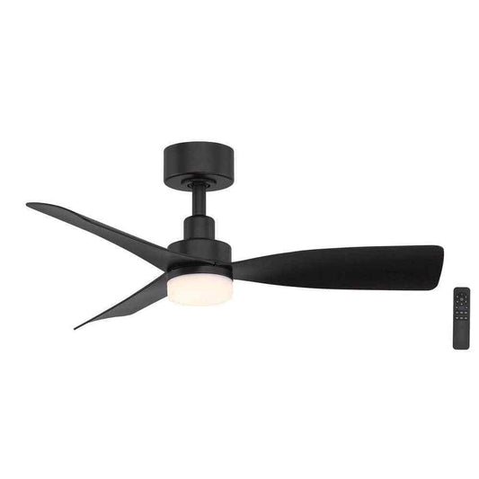 Hampton Bay Marlston 36 in. CCT LED Indoor/Outdoor Ceiling Fan Matte Black