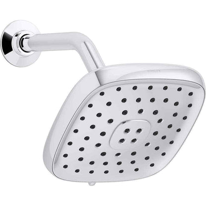 KOHLER Fordra 3-Spray Patterns 6.817 in. Wall Mount Fixed Shower Head