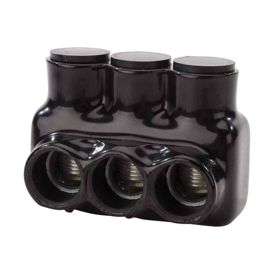 Polaris 250 MCM-6 AWG Bagged Insulated Multi-Tap Connector Black IPL250-3B