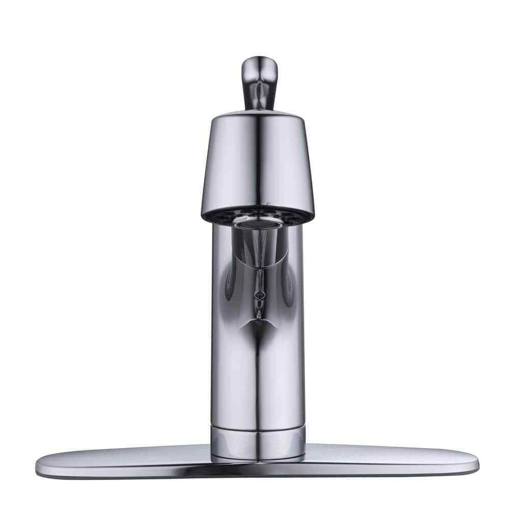 Glacier Bay McKenna Pull Out Sprayer Kitchen Faucet in Chrome w/ Turbo Spray