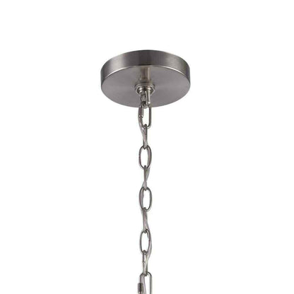 Monteaux Lighting Heath 5-Light Brushed Nickel Chandelier Light Fixture