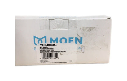 MOEN Align Double Post Wall Mount Pivoting Toilet Paper Holder in Brushed Gold
