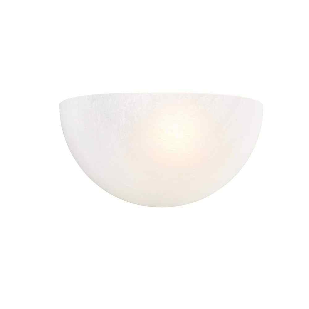 Millennium Lighting White Alabaster Sleek and Unique Wall Sconce 521-WH
