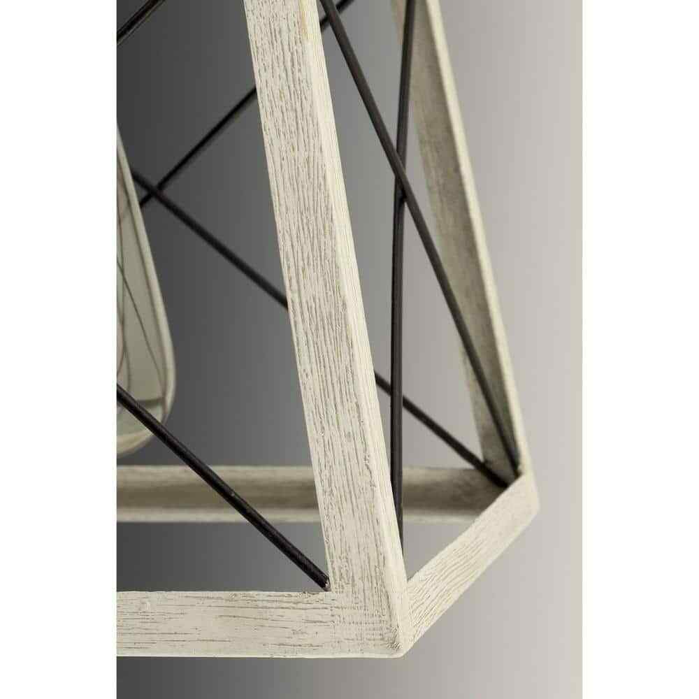 Progress Lighting Briarwood 1-Light Graphite Farmhouse Wall Sconce Light