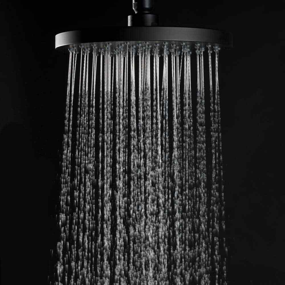 Glacier Bay 1-Spray Pattern 8 in. Single Ceiling Mount Fixed Rain Shower Head