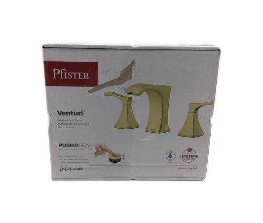 Pfister Venturi 8 in. Widespread 2-Handle Bathroom Faucet in Brushed Gold