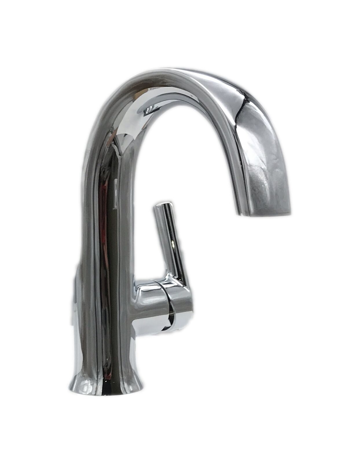 MOEN Doux Single Hole Single-Handle Bathroom Faucet in Chrome