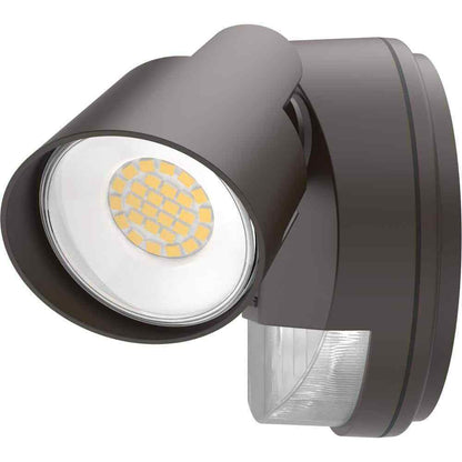 Lithonia Lighting Dark Bronze Motion Activated Outdoor LED Flood Light
