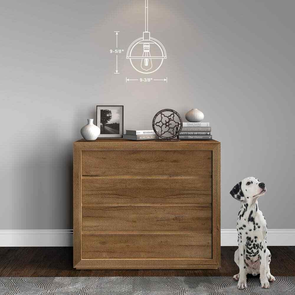Meyer&Cross Cieonna 1-Light Brass Pendant with White Milk Glass Shade