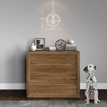 Meyer&Cross Cieonna 1-Light Brass Pendant with White Milk Glass Shade