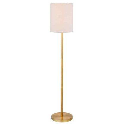 Meyer&Cross Braun 62 in. Brass Finish Floor Lamp with Round Base FL0904