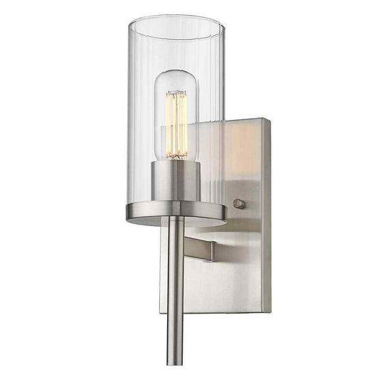Golden Lighting Winslett 4.875 in. 1-Light Pewter Sconce