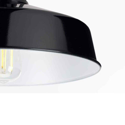 Progress Lighting Perry Court 1-Light Gloss Black Outdoor Wall Lantern