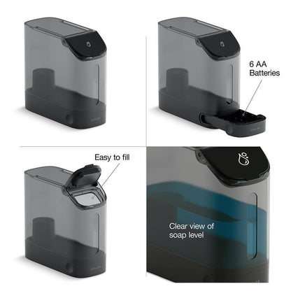 KOHLER Safia Pull Down Sprayer Kitchen Faucet Soap Dispenser in Polished Chrome