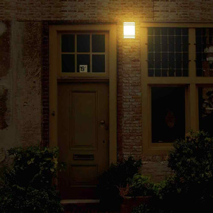 TECHKO Solar Integrated LED Outdoor Sconce Amber or White Light SSL-303