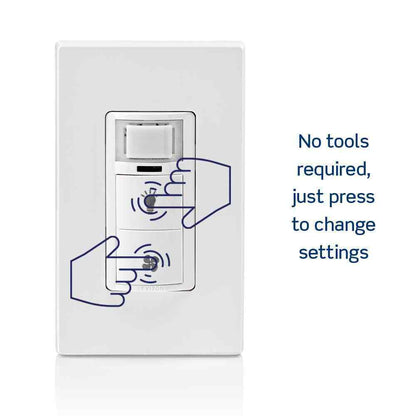 Leviton Decora In-Wall Combination Humidity Sensor Fan Control w/Light Switch