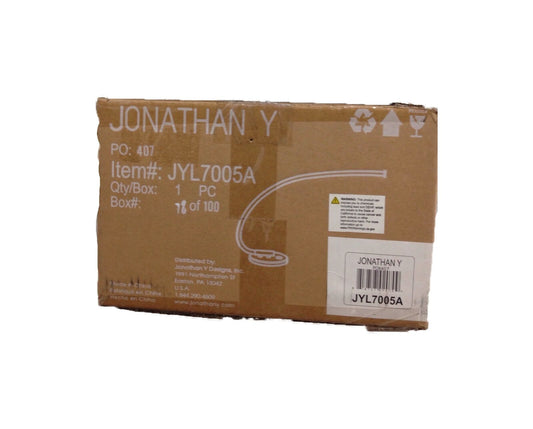 JONATHAN Y Faye 16 in. Chrome Integrated LED Task Lamp