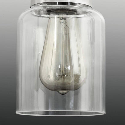 Progress Lighting Calhoun 5 in. 1-Light Brushed Nickel Farmhouse Vanity Light