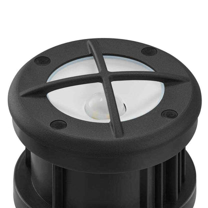 Hampton Bay Marion 25-Watt Equivalent Low Voltage Black LED Outdoor Well Light