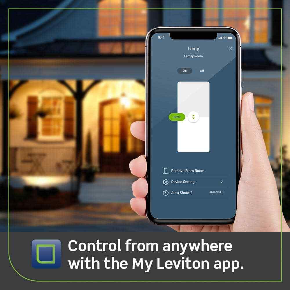 Leviton Decora Smart Wi-Fi 300W Single Pole Mini Plug-In Dimmer 2nd Gen
