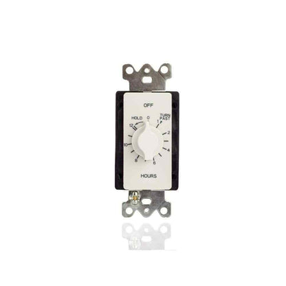 TORK 20 Amp 12-Hour In-Wall Auto-Off Spring Wound Timer White A512HHW