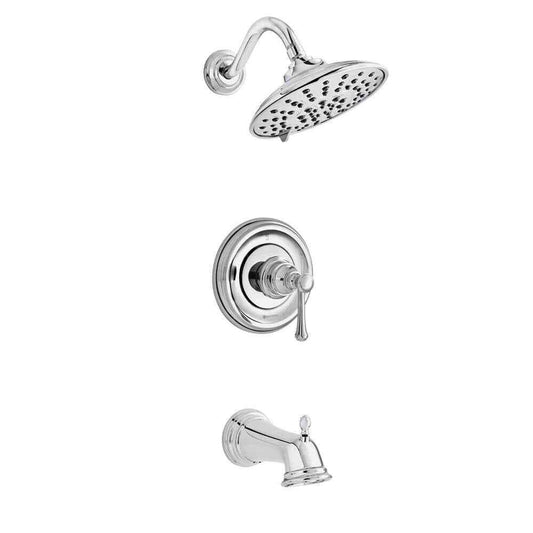 Glacier Bay Warnick Single-Handle 1-Spray Tub and Shower Faucet in Chrome