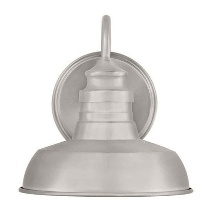 Hampton Bay Elmcroft 7.63 in 1Light Brushed Nickel Modern Farmhouse Sconce Light