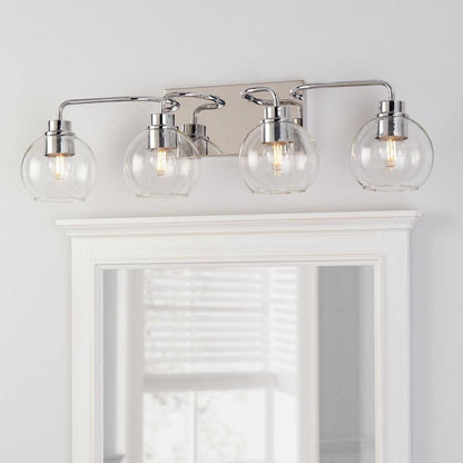 Hampton Bay Vista Heights 4 Light Polished Chrome Vanity Light HD-1862CH