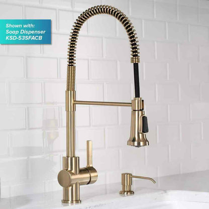 KRAUS Britt Single Handle Commercial Style Kitchen Faucet