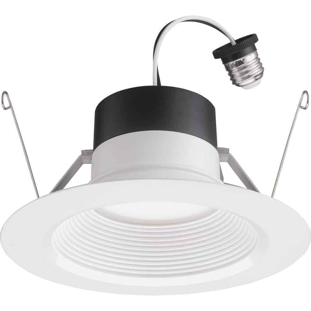 Juno Contractor Select 65BEMW HL 6 in. LED White Baffle Recessed Light Trim