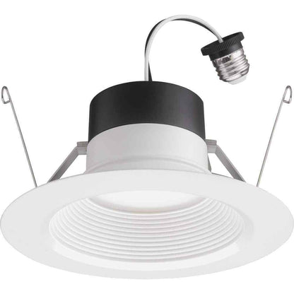 Juno Contractor Select 65BEMW HL 6 in. LED White Baffle Recessed Light Trim