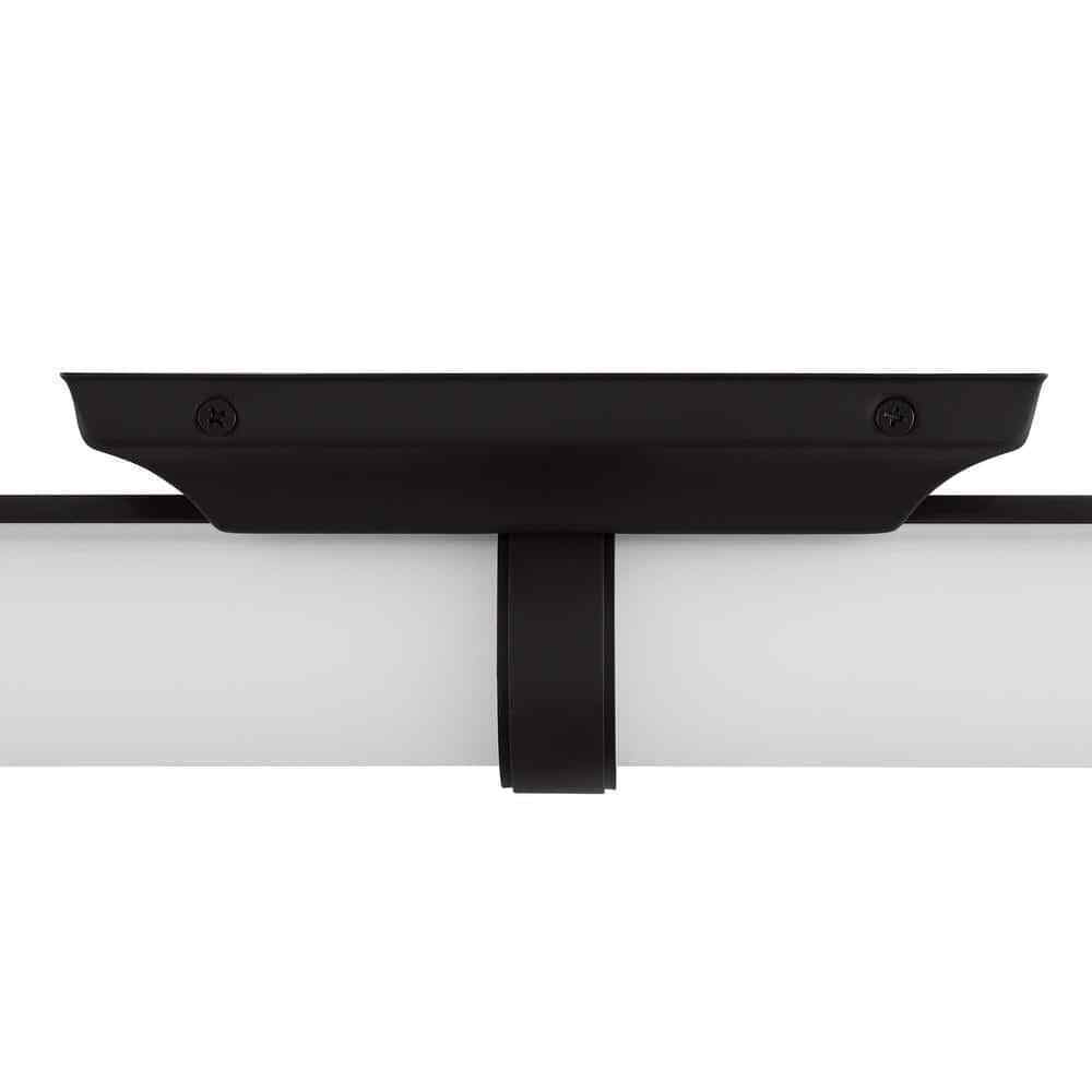 Home Decorators Rolande 16 in. Coal 1-Light LED Bathroom Vanity Light Bar 25837