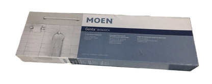 MOEN Genta 3-Piece Bath Set- Towel Bar, Paper Holder, Towel Ring Polished Chrome