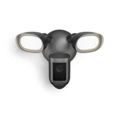 Ring Floodlight Cam Wired Pro Smart Security Video Camera w/ 2 LED Lights Wifi