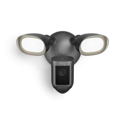 Ring Floodlight Cam Wired Pro Smart Security Video Camera w/ 2 LED Lights Wifi