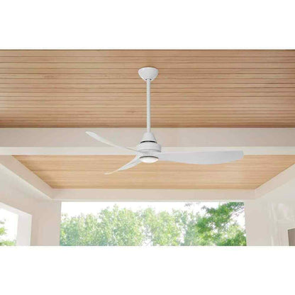 Home Decorators Collection Levanto 52 in. LED Indoor/Outdoor White Ceiling Fan