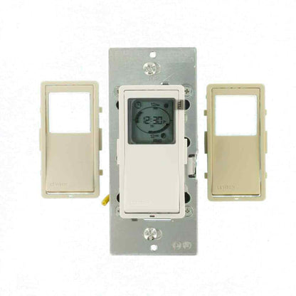 Leviton Programmable Timer Switch, 24-Hour, LCD Display, Single Pole