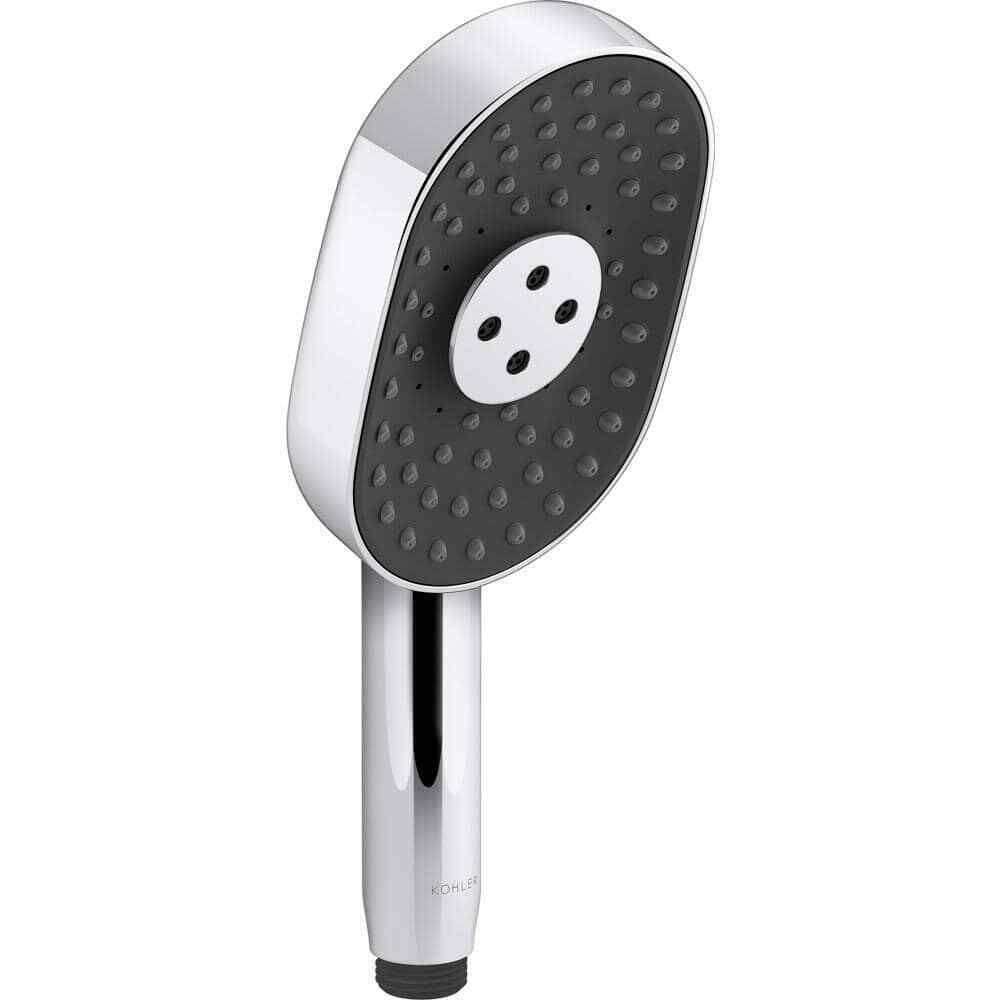 KOHLER Statement 3-Spray Wall Mount Handheld Shower Head in Polished Chrome