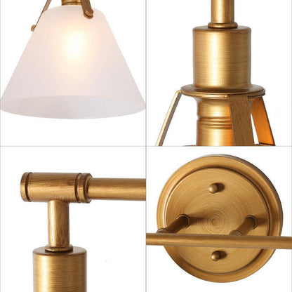LNC Modern Gold Vanity Light 15.5 in. 2-Light Vintage Bathroom Wall Sconce