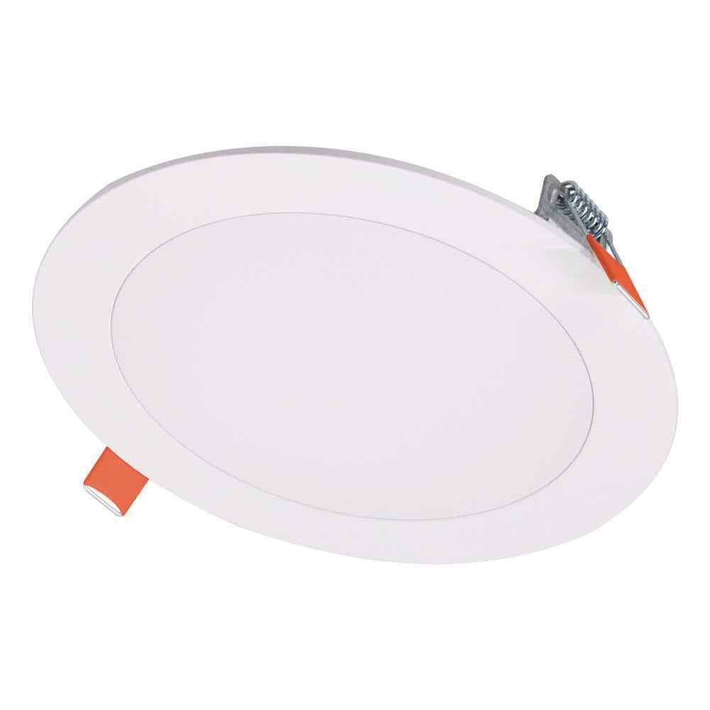 HALO HLBPH 6 in. Canless IC Rated Dimmable Integrated LED Recessed Light Kit