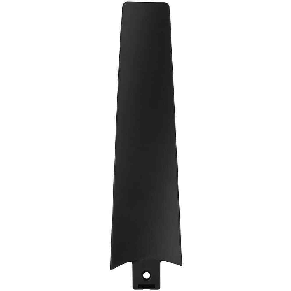 Hampton Bay Mena 44 in. White, Integrated LED Matte Black Hugger Ceiling Fan