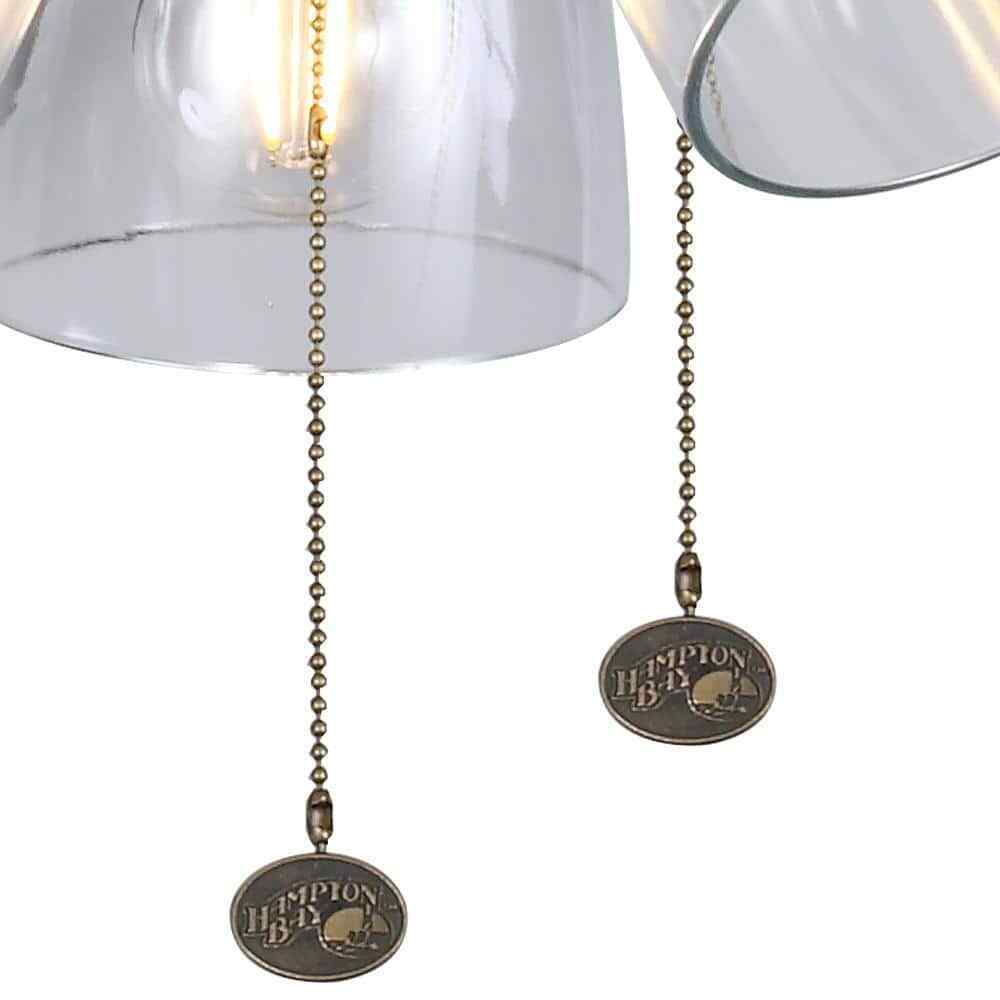 Hampton Bay Rockport 52 in. LED Matte Black Ceiling Fan 91854