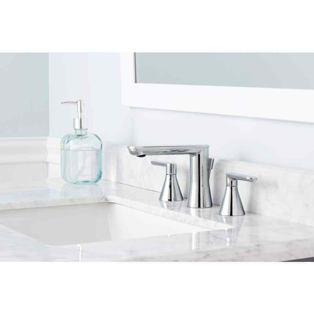 Glacier Bay Chianti 8 in. Widespread 2-Handle Bathroom Faucet in Chrome