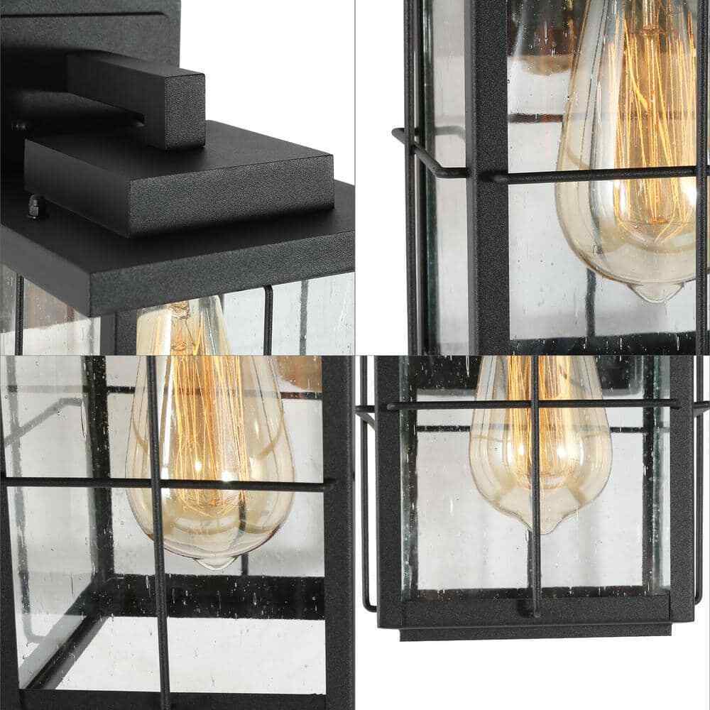 LNC Farmhouse Outdoor Wall Light Modern Black Sconce