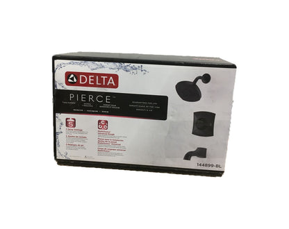 Delta Pierce Single-Handle 5-Spray Tub and Shower Faucet Matte Black