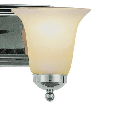 Bel Air Lighting Cabernet 2-Light Polished Chrome Bathroom Vanity Light Fixture