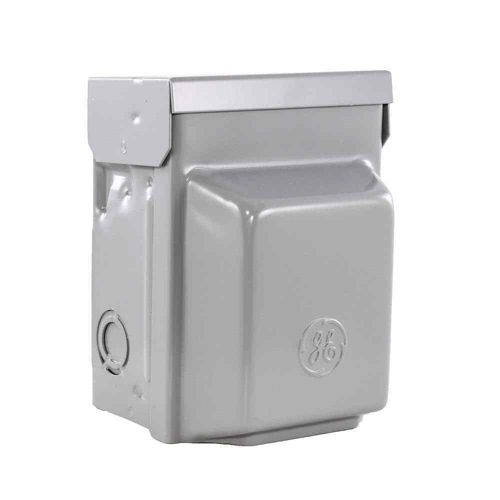 GE 60 Amp 240-Volt Non-Fuse AC Disconnect with GFCI Receptacle TFN60RGFRCP