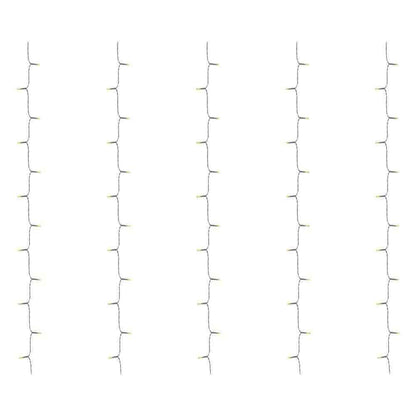 Hampton Bay Outdoor/Indoor 10 ft.LED 10 Strand Willow Curtain String Light