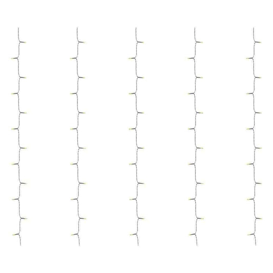 Hampton Bay Outdoor/Indoor 10 ft.LED 10 Strand Willow Curtain String Light